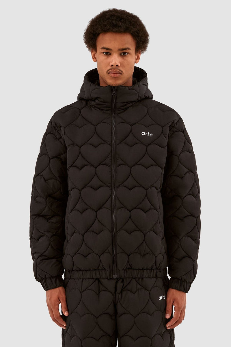 Veste Matelassée Heart Puffer Black