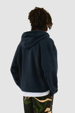 Sweat à capuche zippé avec logo fleuri