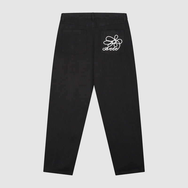 Pantalon à poches brodées