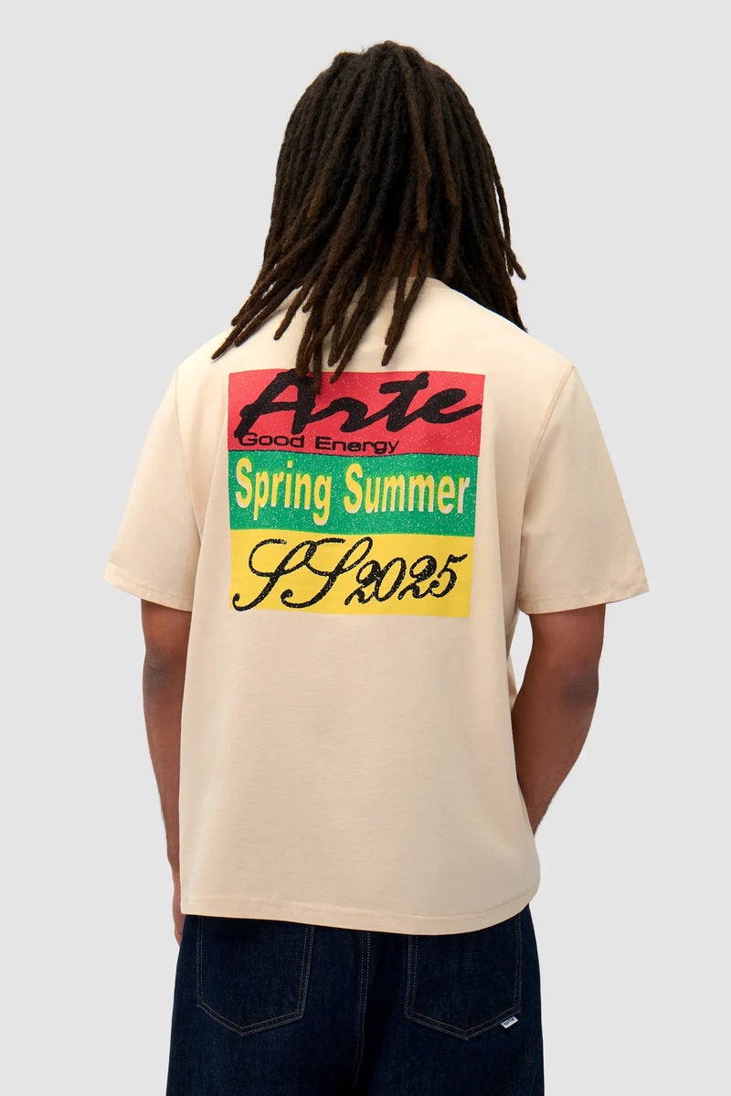 T-shirt imprimé multicolore