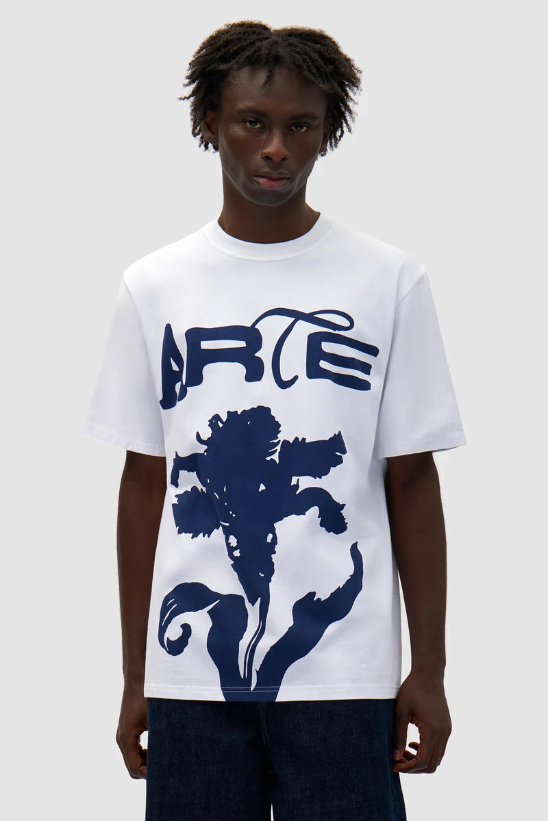 T-shirt à grande fleur