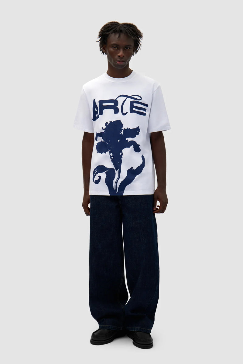 T-shirt à grande fleur