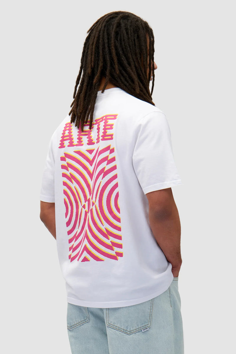 T-shirt à imprimé mural dans le dos