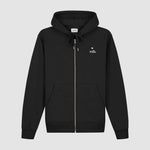 Sweat à capuche zippé en forme de cœur
