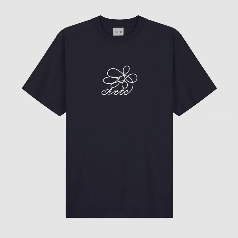 T-shirt brodé de fleurs