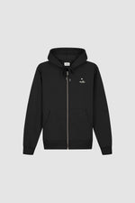 Sweat à capuche zippé en forme de cœur